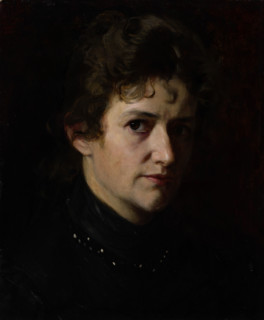 Self-Portrait, 1894. Creator: Eugenie Bandell.