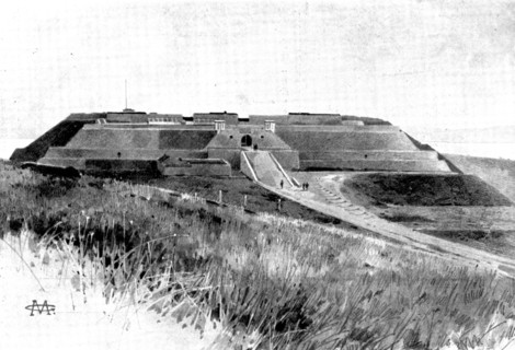 The Chinese Crisis: the fort on Talien-Wan Bay..., 1898. Creator: Unknown.