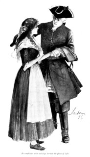 The Wild Geese: He caught her wrist and drew her into the gleam of light, 1898. Creator: Robert Sauber.