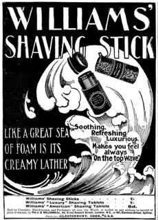 Advertisement for Williams' Shaving Stick, 1898. Creator: Unknown.