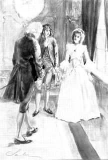 An Enemy of His Grace: My lady...was no longer clad in black, as before..., 1898. Creator: Unknown.