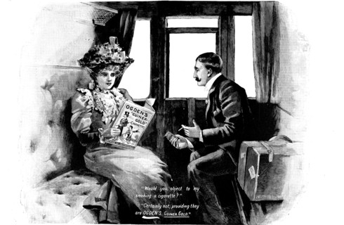Advertisement for Ogden's 'Guinea-Gold' Cigarettes, 1898. Creator: Unknown.