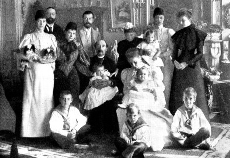 The King of Denmark's Eightieth Birthday: a royal group at Copenhagen, 1898. Creator: Unknown.