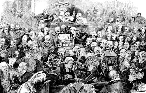 Pattisons' Whisky Competition, 1898. Creator: Harry Furniss.