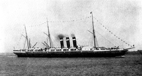 The Spanish-American War: the steam-ship "New York," acquired by the American Government, 1898. Creators: Unknown, Gregory.
