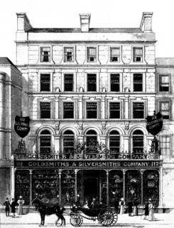 The Goldsmiths' and Silversmiths' Company's premises, 112, Regent Street, London, 1898. Creator: Unknown.