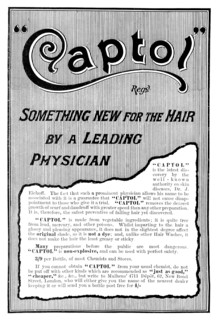 Advertisement for Captol, 1898. Creator: Unknown.