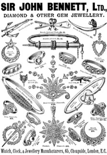 Advertisement for Sir John Bennett, Ltd., 1898. Creator: Unknown.