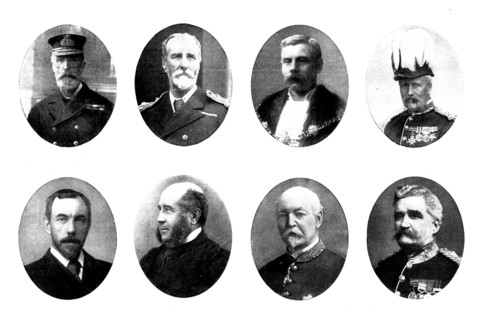 Various portraits, 1898. Creators: Unknown, Russell & Sons, Maull & Fox, Elliott & Fry.