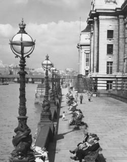 County Hall, South Bank, London, 1950s. Creator: Arthur Charles Kirby Ware.
