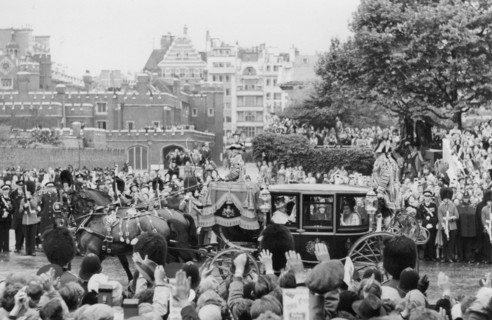 Coronation of Queen Elizabeth II, London, Tuesday 2nd June 1953.  Creator: Arthur Charles Kirby Ware.