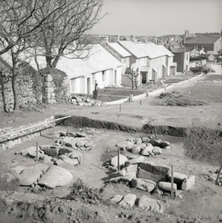 Bronze Age burial site, St Mary's, Scilly Isles, c1955.  Creator: Arthur Charles Kirby Ware.