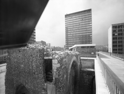 London Wall, City of London, c1955.  Creator: Arthur Charles Kirby Ware.