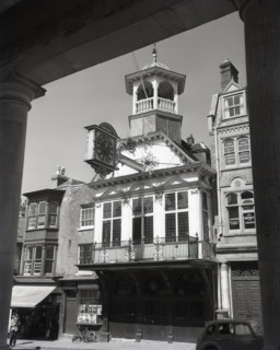 Clock tower, Guildford, Surrey, c1955.  Creator: Arthur Charles Kirby Ware.