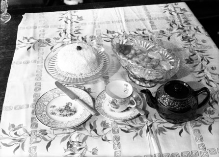 Tea time, c1955. Creator: Arthur Charles Kirby Ware.