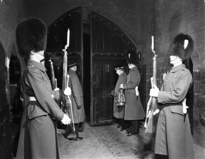 Ceremony of the Keys, Tower of London, c1955. Creator: Arthur Charles Kirby Ware.