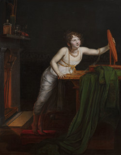 Le premier sentiment de coquetterie (The First Sense of Coquetry), c1804. Creator: Auzou, Pauline (1775-1835).