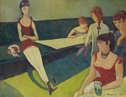 Le salon, 1890-1892. Creator: Bernard, Émile (1868-1941).