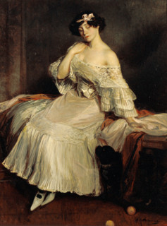Portrait of the author Colette (1873-1954), c1905. Creator: Blanche, Jacques-Émile (1861-1942).