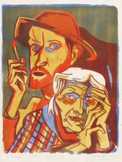 Mother and I, 1920. Creator: Böckstiegel, Peter August (1889-1951).