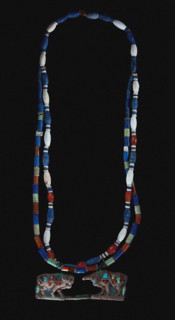 Necklace with pair of bulls. Gonur Depe, Margiana, 18th-16th cen. BC. Creator: Bronze Age culture.