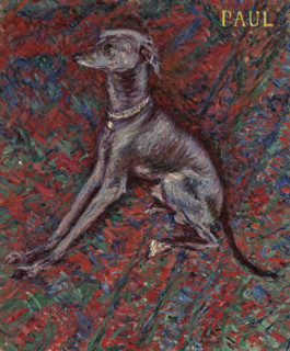The dog "Paul", c1886. Creator: Caillebotte, Gustave (1848-1894).