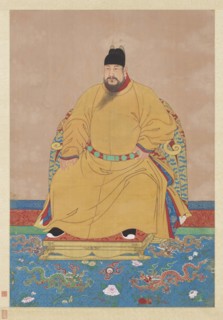 Portrait of the Hongxi Emperor (1378-1425). Creator: Chinese Master.