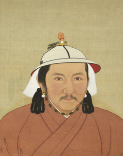 Portrait of Jayaatu Khan (1304-1332), 14th century. Creator: Chinese Master.