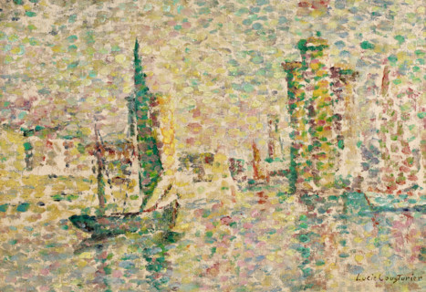 Le thonier entrant à La Rochelle, c1912. Creator: Cousturier, Lucie (1870-1925).