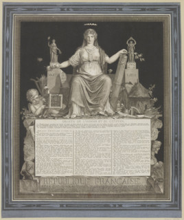 The Declaration of the Rights of Man and of the Citizen of 1793..., 1793. Creator: Debucourt, Philibert-Louis (1755-1832).