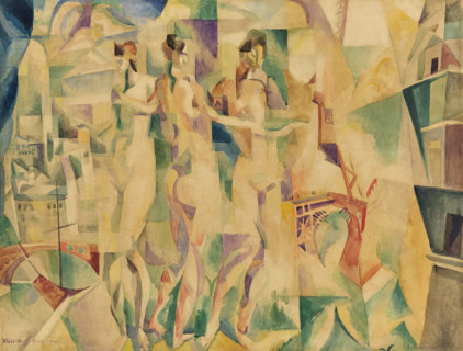 Ville de Paris, 1910-1912. Creator: Delaunay, Robert (1885-1941).