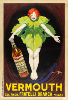 Vermouth - Fratelli Branca Milano, 1922. Creator: D'Ylen, Jean (1886-1938).