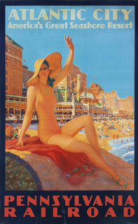 Atlantic City. Pennsylvania Railroad, c1935. Creator: Eggleston, Edward Mason (1882-1941).