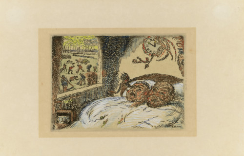 Les Péchés Capitaux (The Deadly Sins), 1888-1904. Creator: Ensor, James (1860-1949).