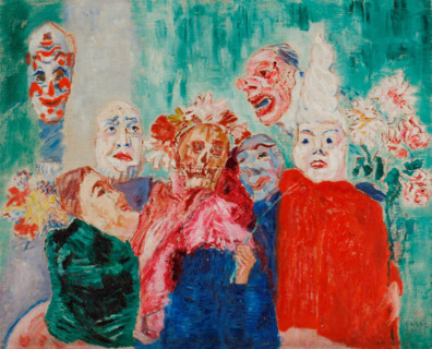 Masks, 1925. Creator: Ensor, James (1860-1949).