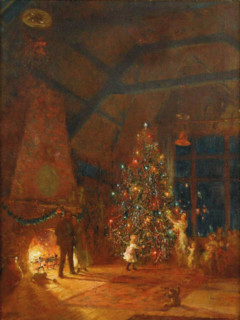 Christmas Eve in the Studio, 1911. Creator: Fairchild, Mary Louise (1858-1946).
