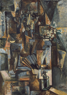 Woman with a Fan, 1917. Creator: Filla, Emil (1882-1953).