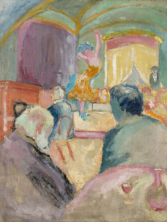Red Seven Cabaret, 1908. Creator: Filla, Emil (1882-1953).