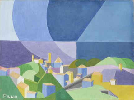Village, 1926. Creator: Fillia, (Luigi Colombo) (1904-1936).