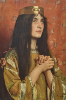 La reine Clotilde, 1905. Creator: Gotch, Thomas Cooper (1854-1931).