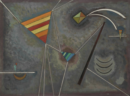 Weissgebunden (White-bound), 1929. Creator: Kandinsky, Wassily Vasilyevich (1866-1944).