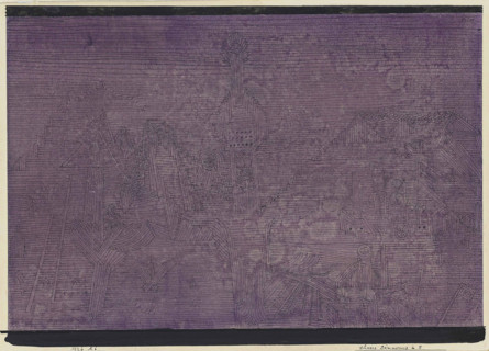 Heavy twilight in X., 1926. Creator: Klee, Paul (1879-1940).