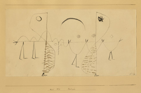 Brüder (Brothers), 1931. Creator: Klee, Paul (1879-1940).