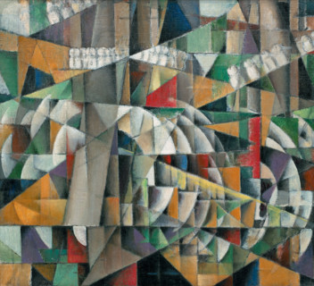 Landscape Rushing By, 1914-1915. Creator: Kliun (Klyun), Ivan Vassilyevich (1873-1942).