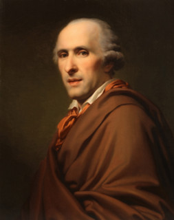 Portrait of the sculptor Antonio Canova (1757-1822), 1806. Creator: Lampi, Johann-Baptist von, the Elder (1751-1830).