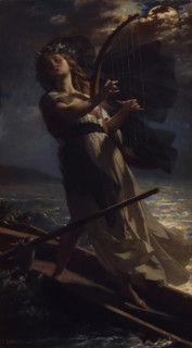 Veleda, moon effect, 1883. Creator: Lenepveu, Jules Eugène (1819-1898).