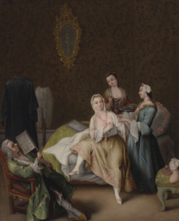 Il risveglio della dama (The waking of the lady). Creator: Longhi, Pietro (1701-1785).
