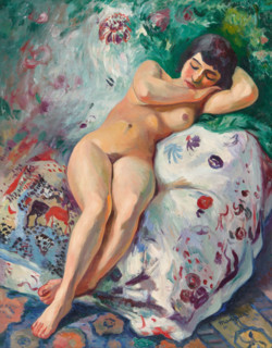 Femme endormie, petite Marie, 1911. Creator: Manguin, Henri Charles (1874-1949).