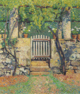 Gate leading to the Marquayrol vegetable garden. Creator: Martin, Henri (1860-1943).
