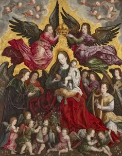 The Coronation of the Virgin, Second half of the16th cen.. Creator: Master of Portugalete (active second half of the 16th cen.).